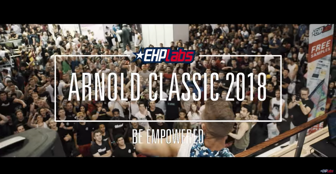 Arnold Schwarzenegger Takes Over Team EHP Booth At 2018 Arnolds Sports Festival