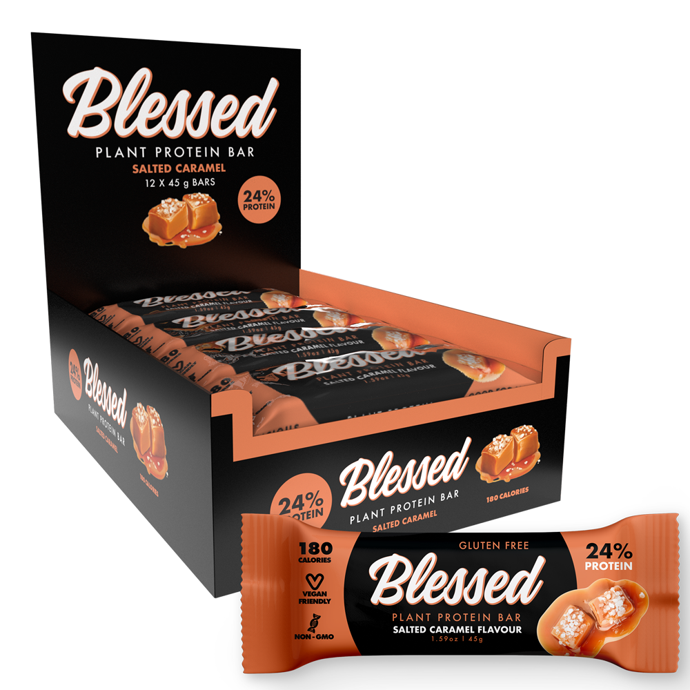 Blessed Plant Protein Bar Salted Caramel 