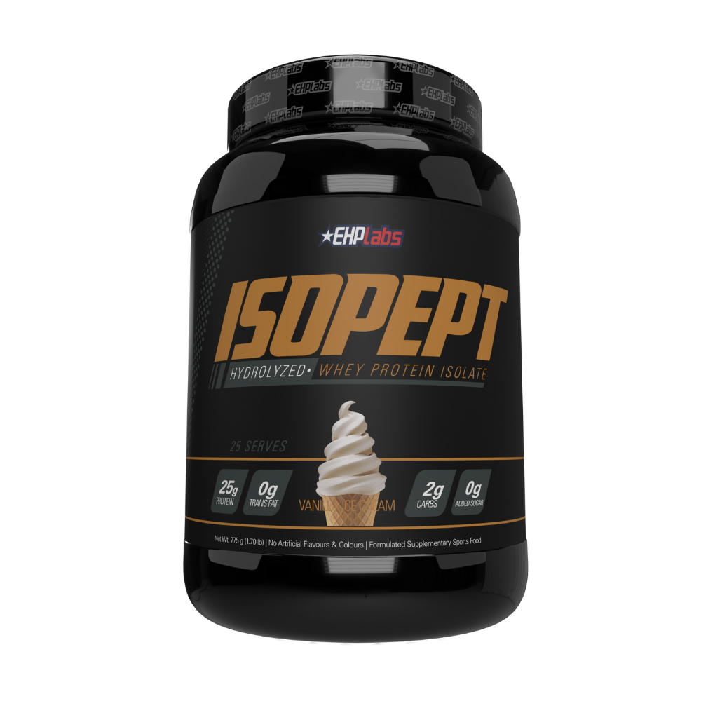 ISOPEPT Hydrolyzed Whey Protein - 25 Serves | Vanilla Ice Cream