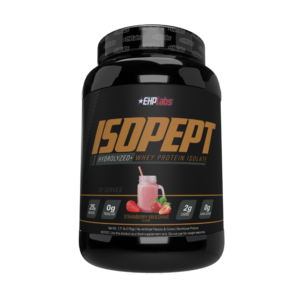 ISOPEPT Hydrolyzed Whey Protein - 25 Serves | Strawberry Milkshake