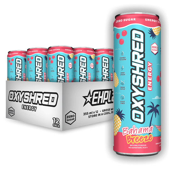 OxyShred Energy Drink RTD - 12 Pack | Bahama Breeze