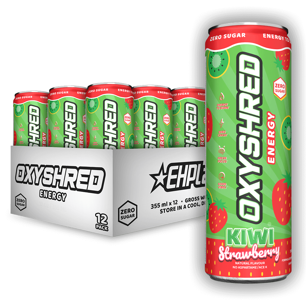 OxyShred Energy Drink RTD - 12 Pack | Kiwi Strawberry