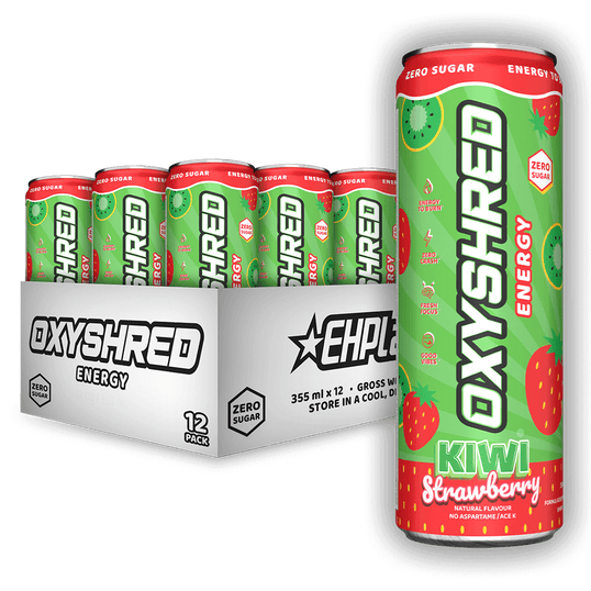 OxyShred Energy Drink RTD - 12 Pack | Kiwi Strawberry