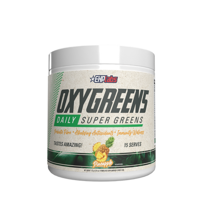 OxyGreens Daily Super Greens Powder 15 Serves - Pineapple
