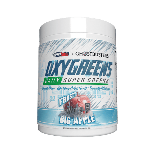 OxyGreens - Daily Super Greens Powder | Frosty Big Apple | EHPlabs X Ghostbusters