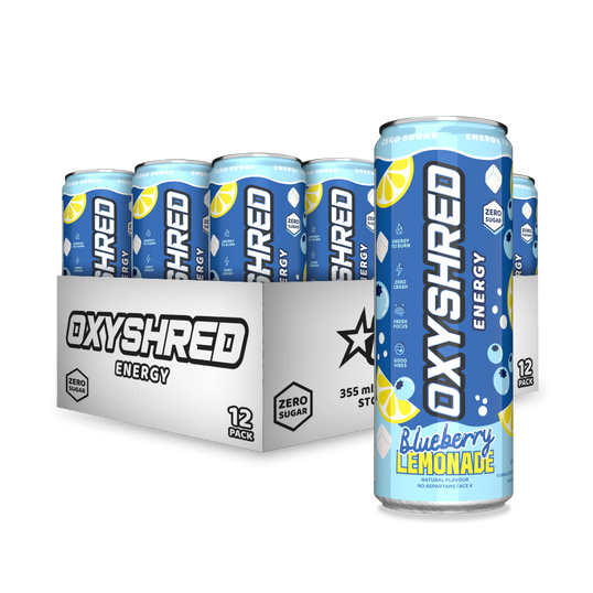 OxyShred Energy Drink 12-Pack - Blueberry Lemonade